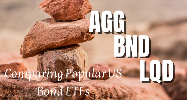 債券ファンド比較「AGG」「BND」「LQD」
